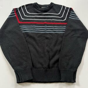 Vintage 1980s Simple Modern Striped Sweater
